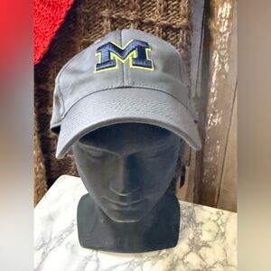 Men’s University of Michigan Top of the World Gray OS fitted hat cap